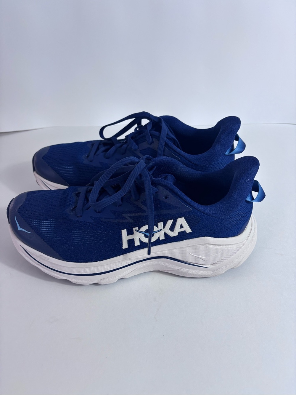 Hoka womens Blue Athletic Running Shoes size 8 (no insole) - Picture 6 of 15